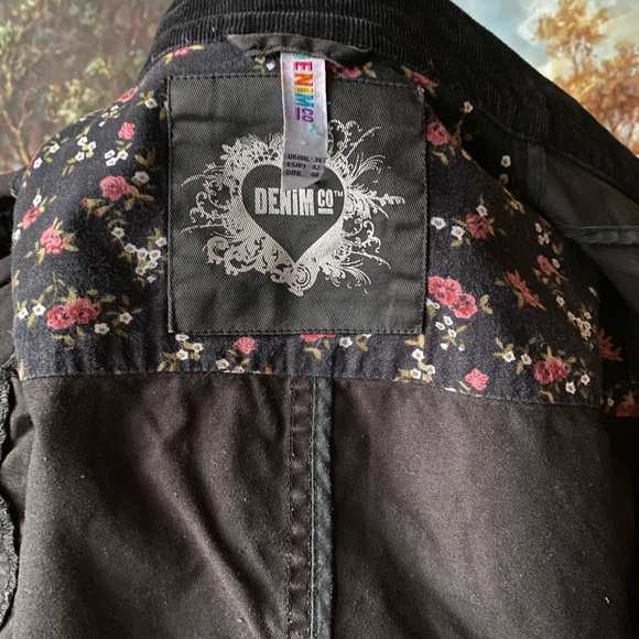 Denim Co. Dark Color Jacket - Picture 2 of 5